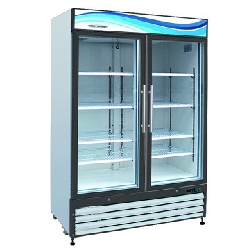 GF-48-HC Serv-Ware 2 Glass Door Freezer Merchandiser